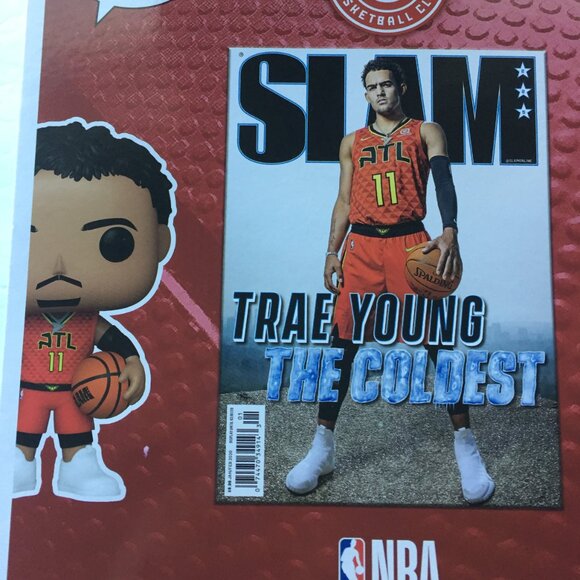 NEW Slam Magazine Cover NBA Atlanta Hawks Trae Young Funko Pop Figure #18 - Picture 11 of 12